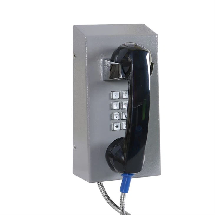 Ağır Hizmet Tipi, Darbeye Karşı Dayanıklı Metal Telefon