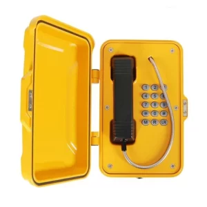 Suya Dayanıklı Endüstriyel Telefon IP67 Hava Koşullarına Dayanıklı Acil Durum Telefonu