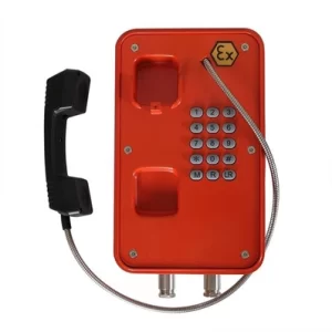 Tehlikeli Alanlar İçin Tam Tuş Takımlı Patlamaya Dayanıklı Telefon