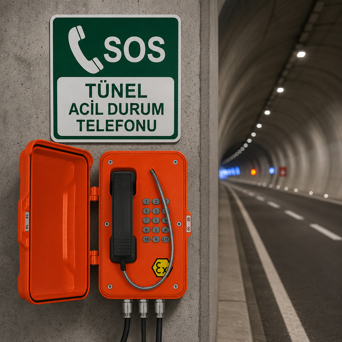Tünel Acil Durum Telefonları ile Güvenli ve Kesintisiz Haberleşme